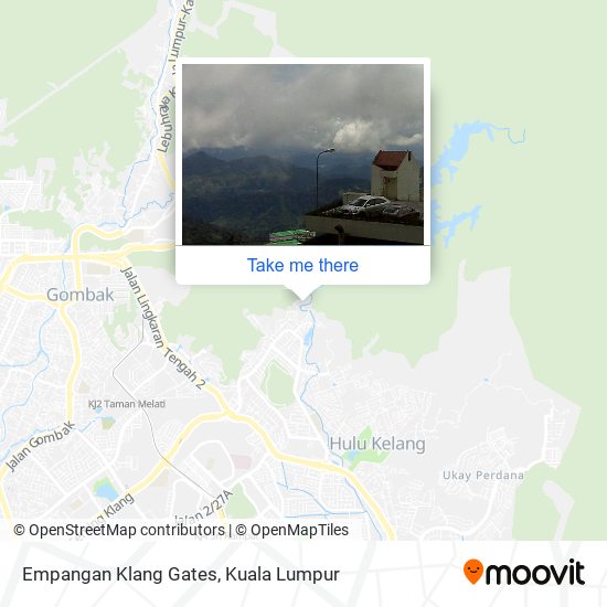 Empangan Klang Gates map
