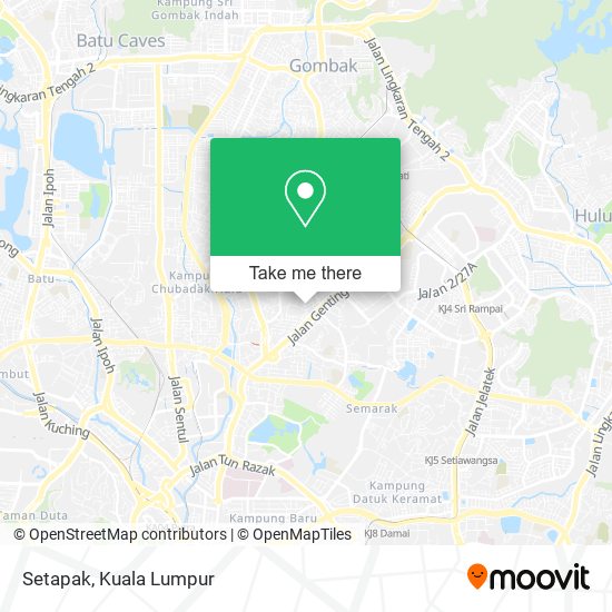 Setapak map