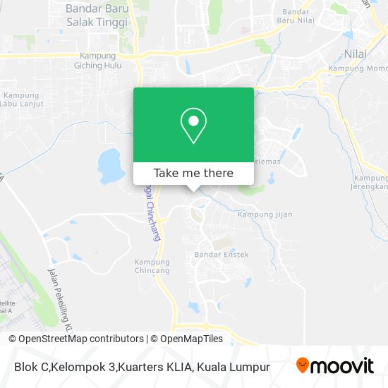 Blok C,Kelompok 3,Kuarters KLIA map