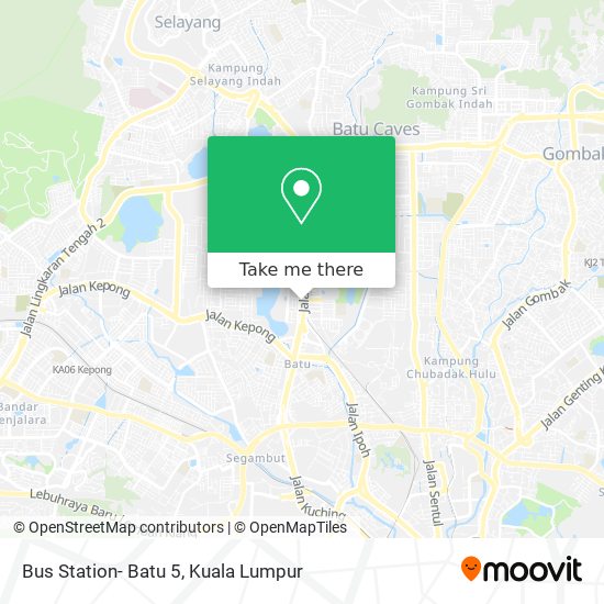 Bus Station- Batu 5 map