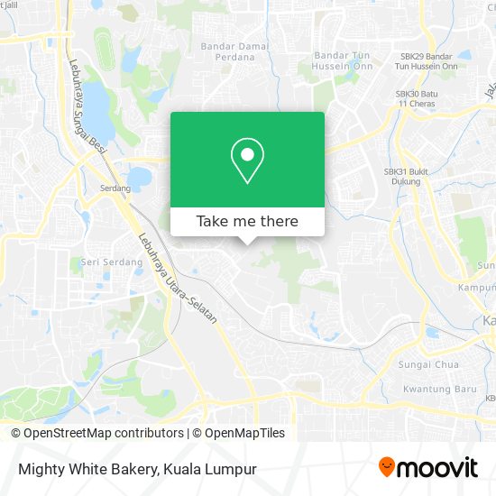 Mighty White Bakery map
