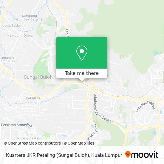 Kuarters JKR Petaling (Sungai Buloh) map