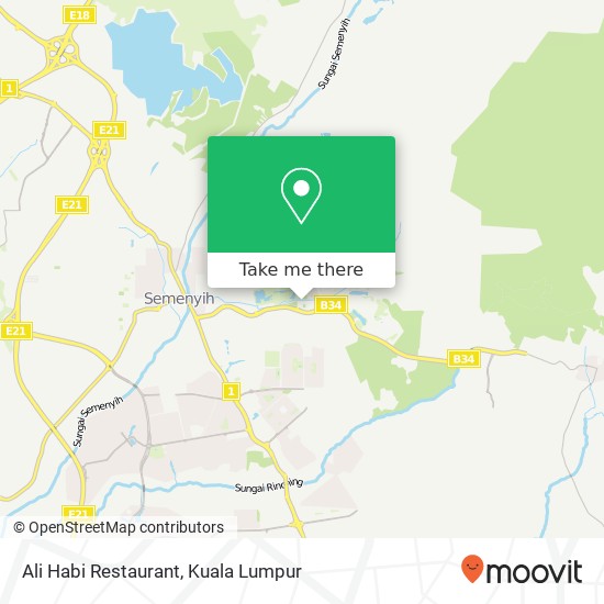 Ali Habi Restaurant map