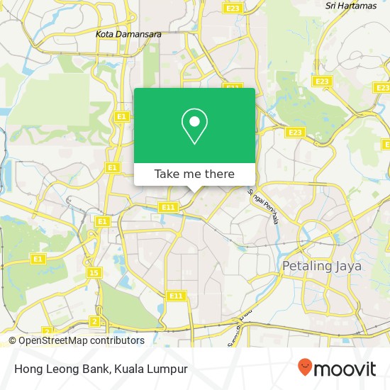 Hong Leong Bank map