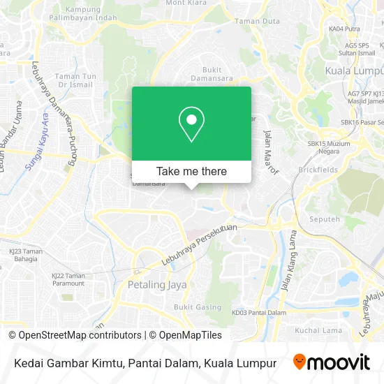 Kedai Gambar Kimtu, Pantai Dalam map
