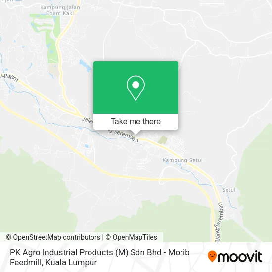 PK Agro Industrial Products (M) Sdn Bhd - Morib Feedmill map