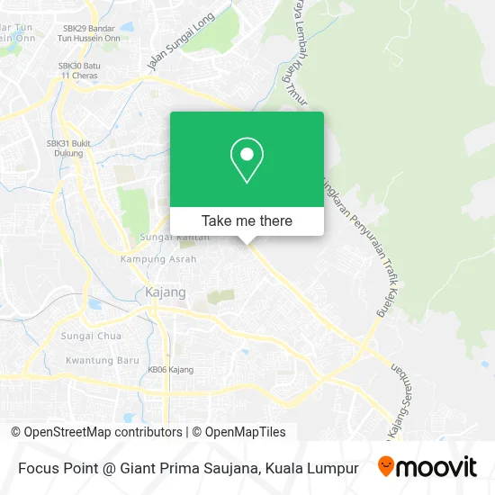 Focus Point @ Giant Prima Saujana map