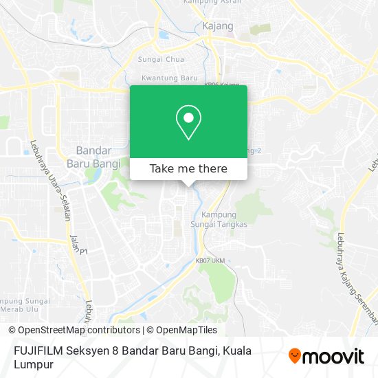 Peta FUJIFILM Seksyen 8 Bandar Baru Bangi