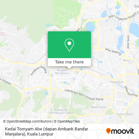 Kedai Tomyam Abe (depan Ambank Bandar Manjalara) map