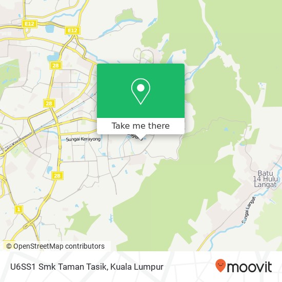 U6SS1 Smk Taman Tasik map