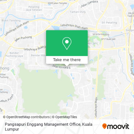Peta Pangsapuri Enggang Management Office