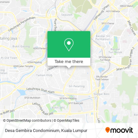 Desa Gembira Condominium map