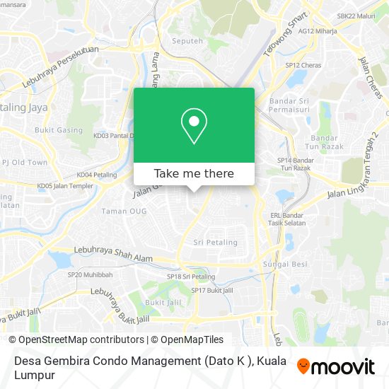 Peta Desa Gembira Condo Management (Dato K )