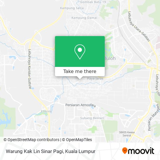 Cara Ke Warung Kak Lin Sinar Pagi Di Petaling Jaya Menggunakan Bis Atau Mrt Lrt