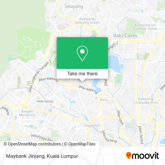 Maybank Jinjang map