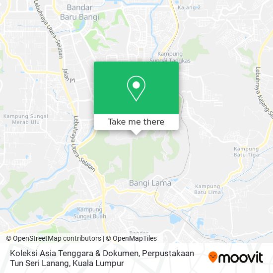 Koleksi Asia Tenggara & Dokumen, Perpustakaan Tun Seri Lanang map