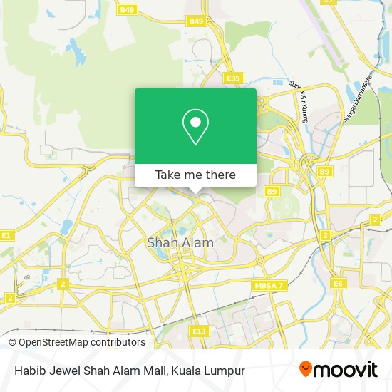 Habib Jewel Shah Alam Mall map