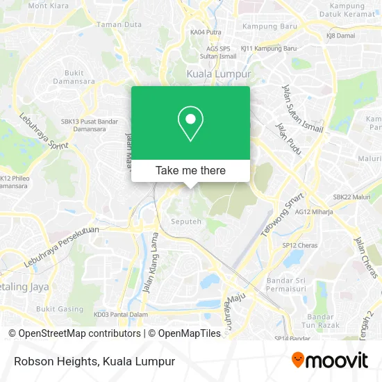 Robson Heights map