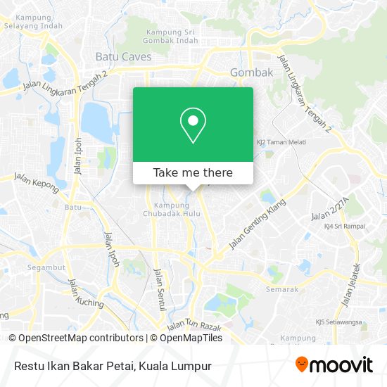 Peta Restu Ikan Bakar Petai