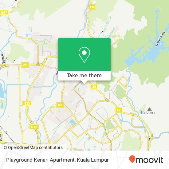Playground Kenari Apartment map