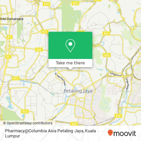 Pharmacy@Columbia Asia Petaling Jaya map