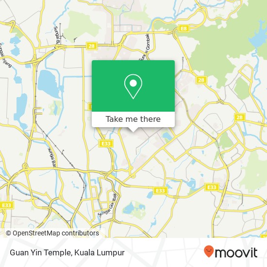 Guan Yin Temple map