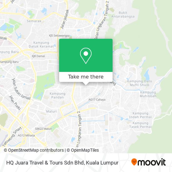 HQ Juara Travel & Tours Sdn Bhd map