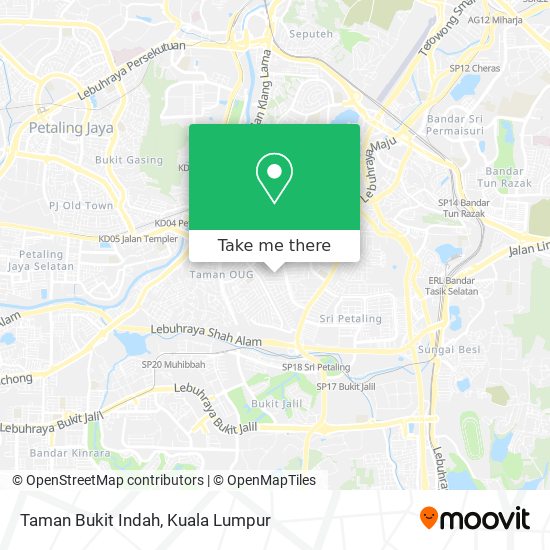Taman Bukit Indah map