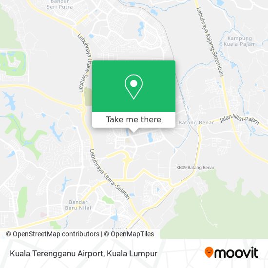 Kuala Terengganu Airport map