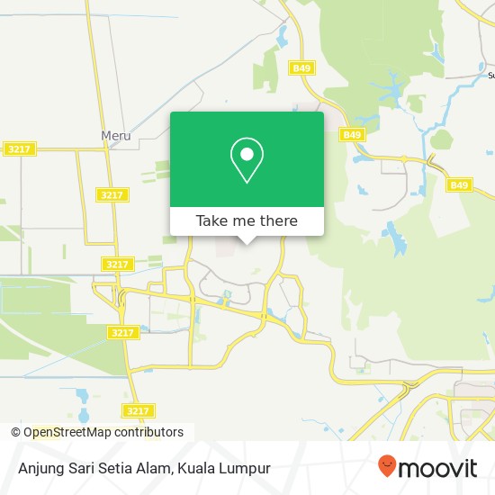 Anjung Sari Setia Alam map