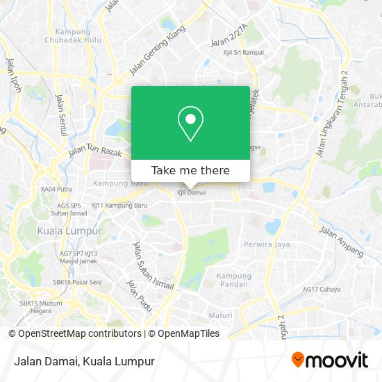 Jalan Damai map