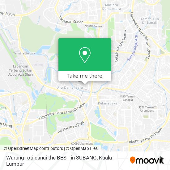 Warung roti canai the BEST in SUBANG map