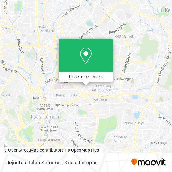 Jejantas Jalan Semarak map