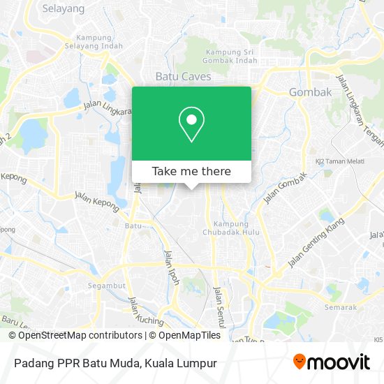 Padang PPR Batu Muda map