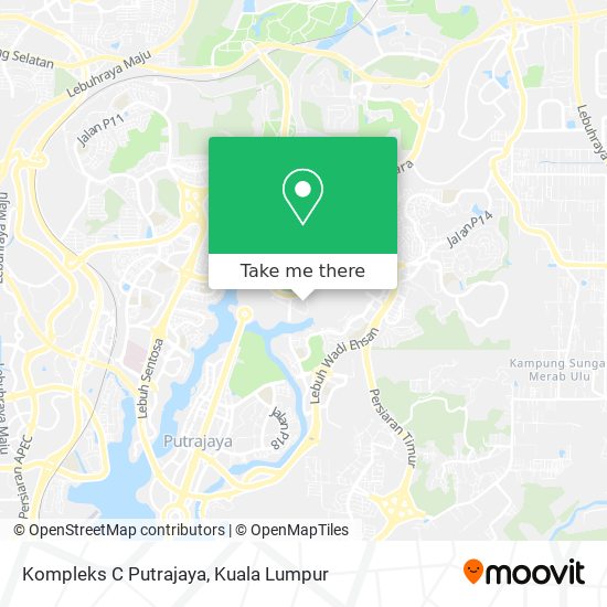 Peta Kompleks C Putrajaya