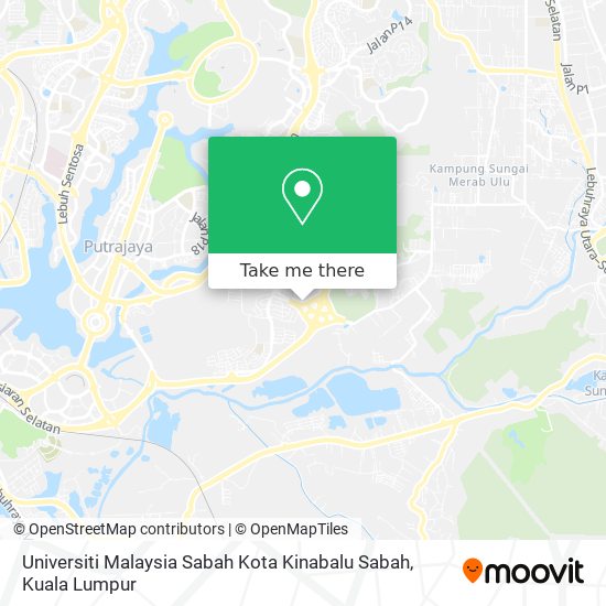 Universiti Malaysia Sabah Kota Kinabalu Sabah map