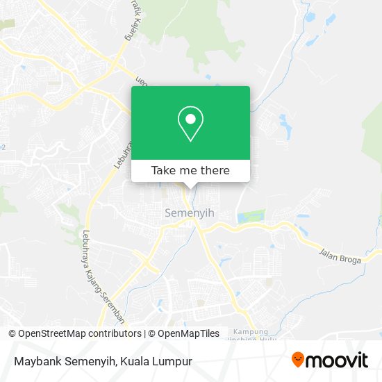 Maybank Semenyih map