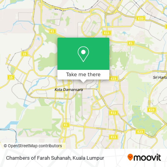 Chambers of Farah Suhanah map
