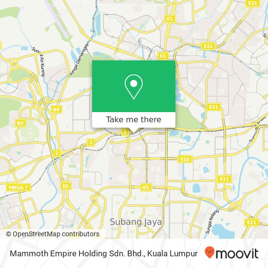 Mammoth Empire Holding Sdn. Bhd. map