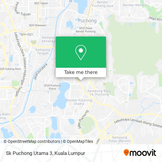 Peta Sk Puchong Utama 3