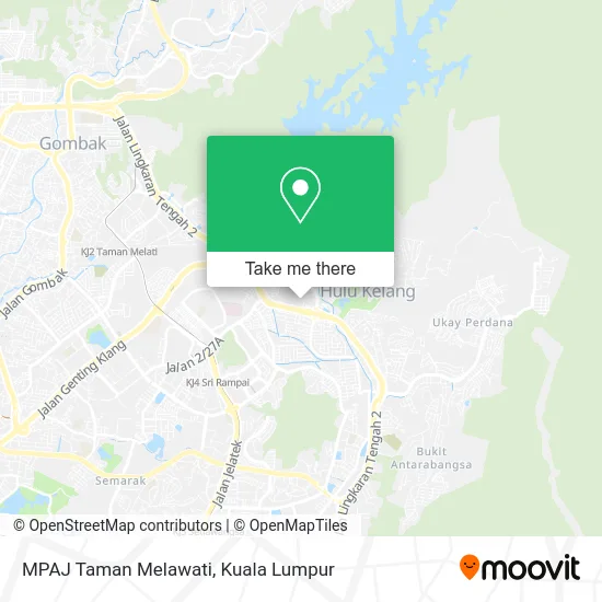 MPAJ Taman Melawati map