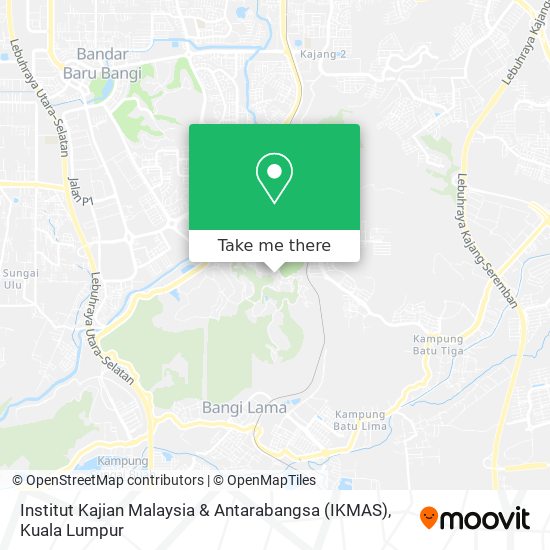 Institut Kajian Malaysia & Antarabangsa (IKMAS) map