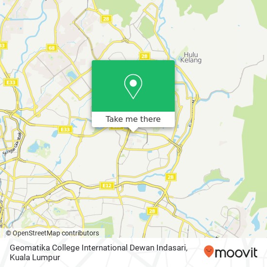 Geomatika College International Dewan Indasari map