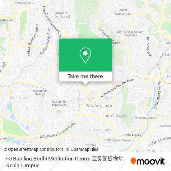 PJ Bao ling Bodhi Meditation Centre 宝灵菩提禅堂 map