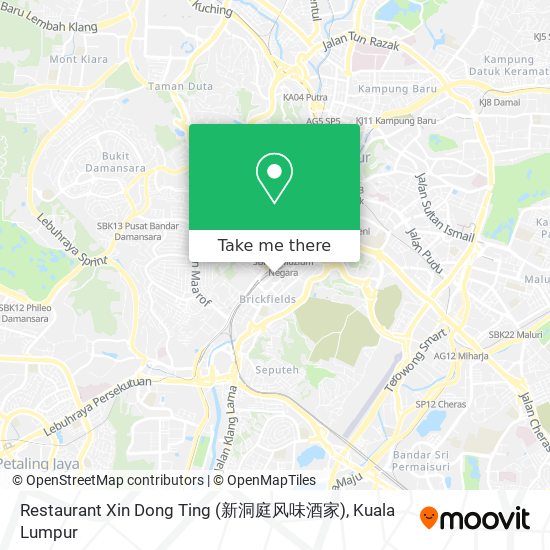 Restaurant Xin Dong Ting (新洞庭风味酒家) map