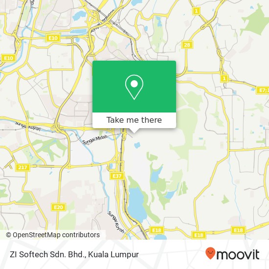 ZI Softech Sdn. Bhd. map