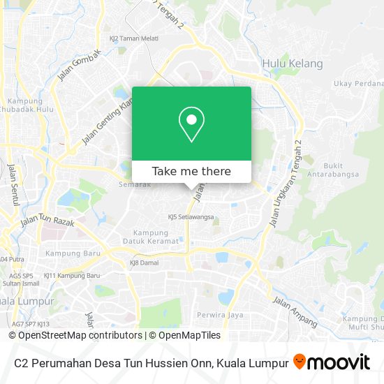 Peta C2 Perumahan Desa Tun Hussien Onn