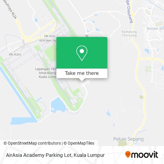 AirAsia Academy Parking Lot map