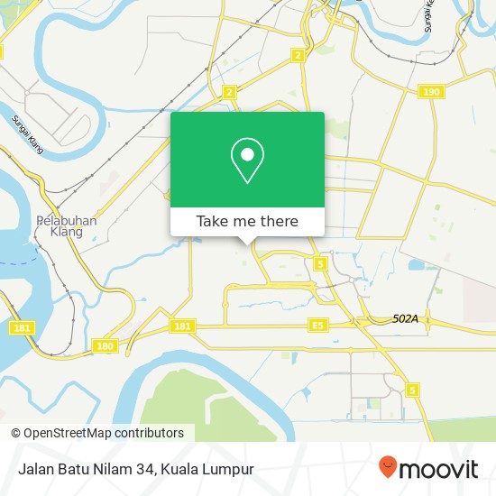 Jalan Batu Nilam 34 map