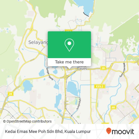 Peta Kedai Emas Mee Poh Sdn Bhd
